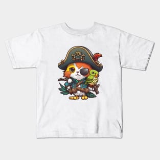 Pirate Cat Kids T-Shirt